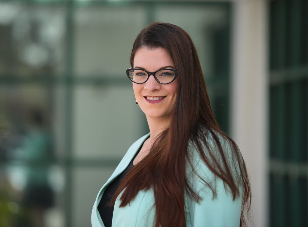 Mimi Cirbusova, young professionals group coordinator for the Sarasota Chamber of Commerce. Photo by Dan Wagner